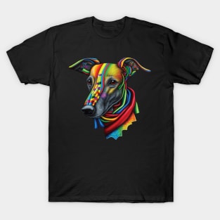 Dogs of Color - #3 (Greyhound) T-Shirt